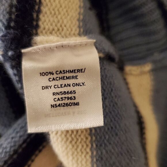 Nordstrom Signature Stripe Cashmere Sweater - Picture 13 of 13